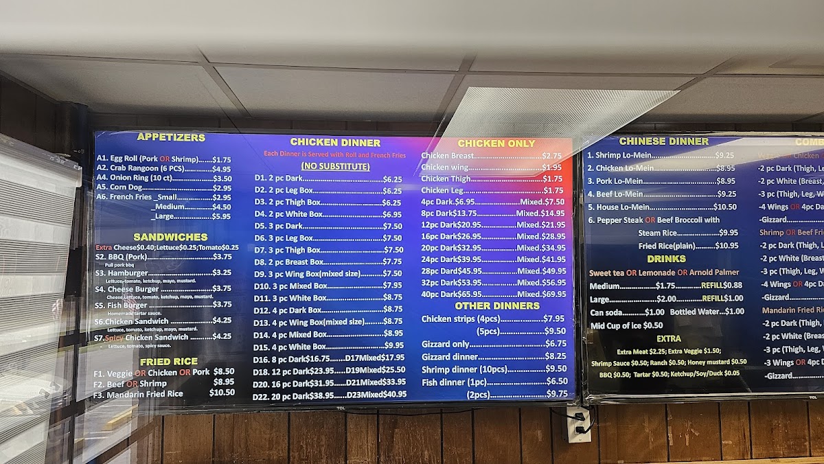 Savannah Fried Chicken Menu - Image 2